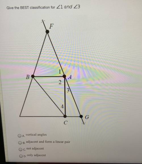 What is the best classification for angle 1 and angle 3?
