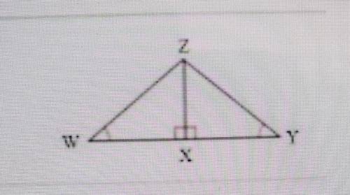 Determine whether the triangles must be congruent. If so, name the postulate or theorem that justif