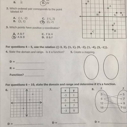 Help me with problem 4 please