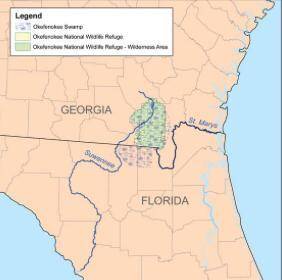 Georgia’s Coastal Plains region includes about 60% of the state. Long ago this area was part of the