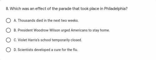Which was an effect of the parade that took place in Philadelphia?