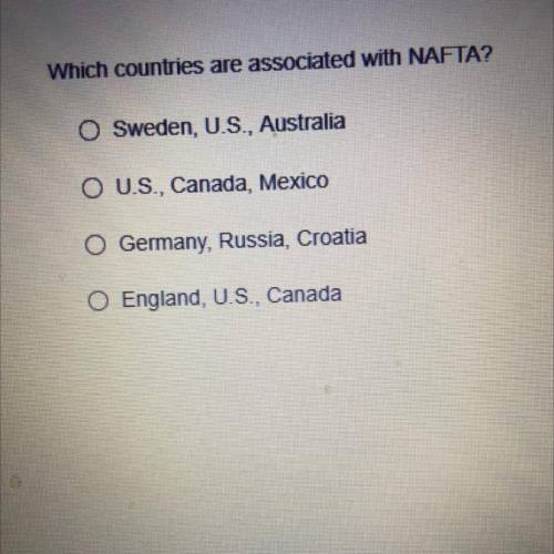 Which countries are associated with NAFTA