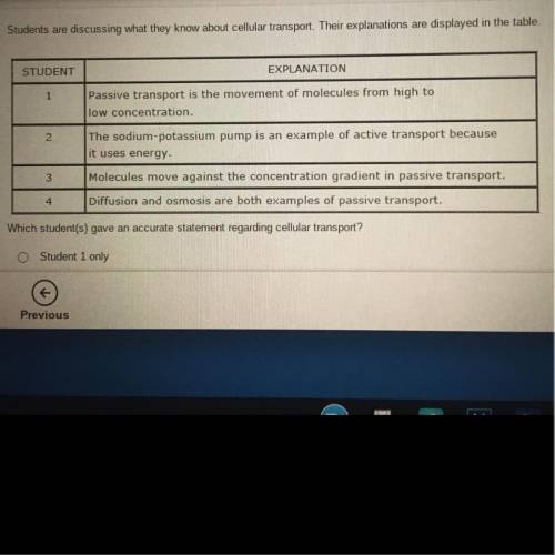 I NEED HELP!

A. Student 1 ONLY
B. Students 1 and 2
C. Students 1, 2, and 3
D. Students 2, 3, and
