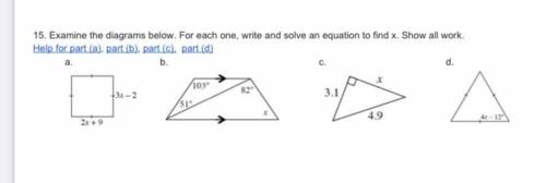 Look at the image above! Can someone solve problem a & b? WITH FULL STEPS PLEASE! It’s due toda