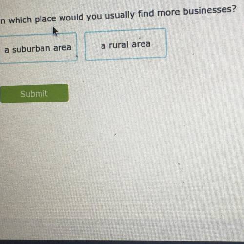 Which place sub or rural