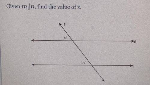 Given m|n, find the value of x.