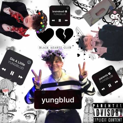 Is this cute? It's YUNGBLOOD. I made this on PicsArt. :D
