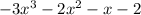 -3x^3-2x^2-x-2