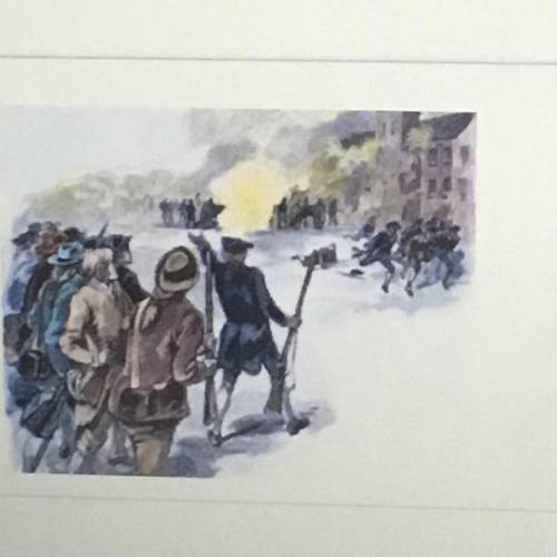 How does this image Illustrate the outcome of Shays's Rebellion?

- it shows the arrest of rioters