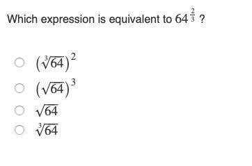 Which expression is equivalent to 6423