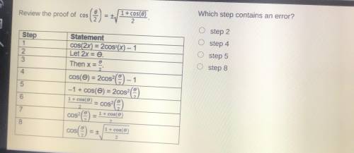 Which step contains an error?