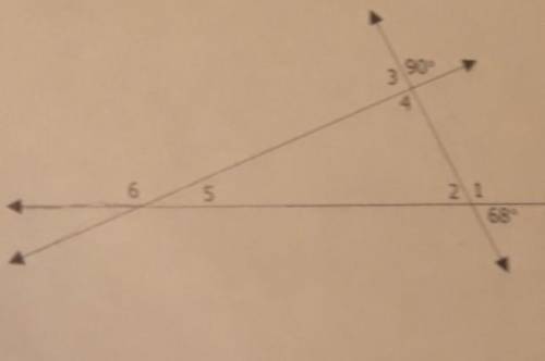Find the measure of each angle

21)<122)<223)<324)<425)<526)<6