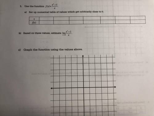 Please need HELP with A, B, and C!!