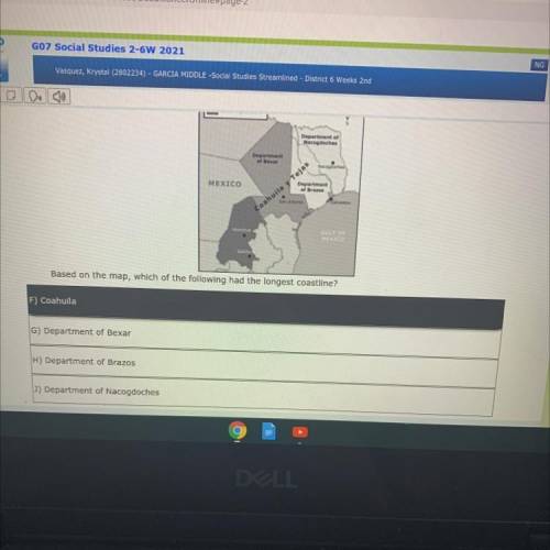 Which Texas department has the longest coastline