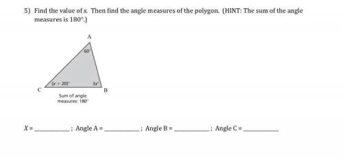 Help me with the angle measures please!!