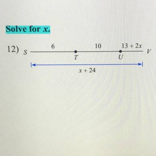 Solve for X.........