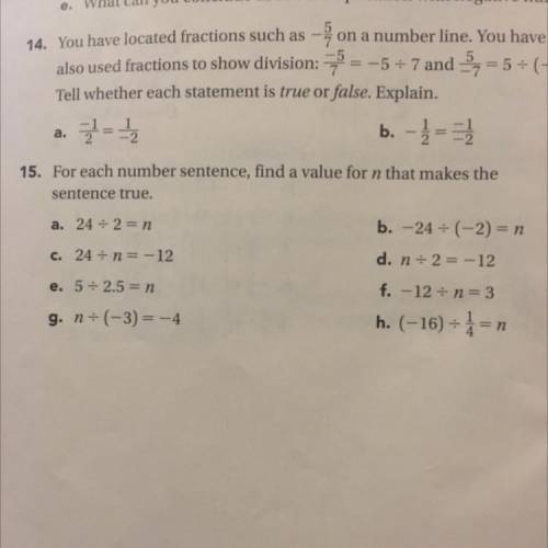 (7TH GRADE LEVEL) Please complete Number 15 all parts.