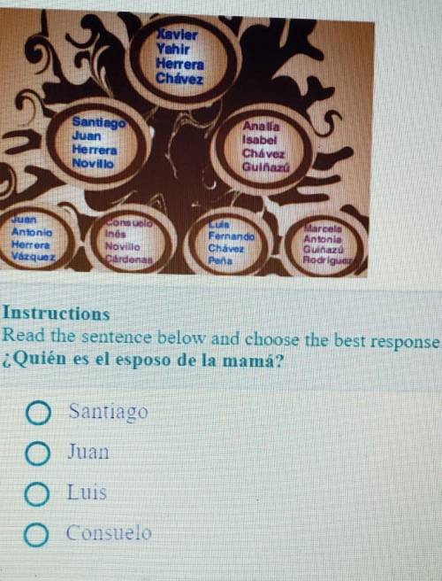 Spanish question. Please only answer if you are 1,000% correct. Have to get this correct.