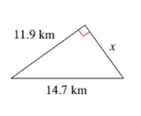 How do I find x in this triangle?