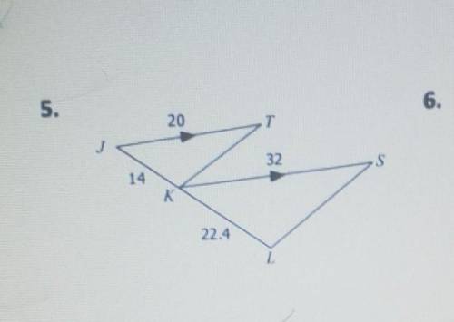 Determine whether the triangles are similar by AA SSS SAS or not similar

PLEASEE i need help. tha