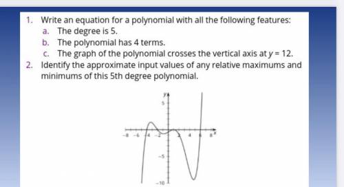 Write an equation for a polynomial with all the following features: