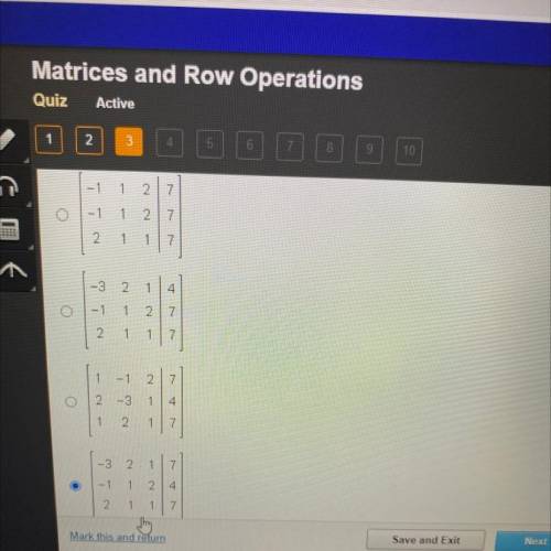Which matrix results from the operation R1 R2?