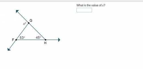 What is the value of x? (Screenshot included)