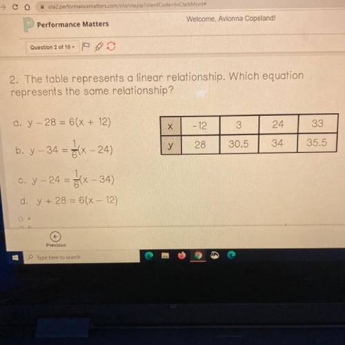 Which equation represents the same relationship?