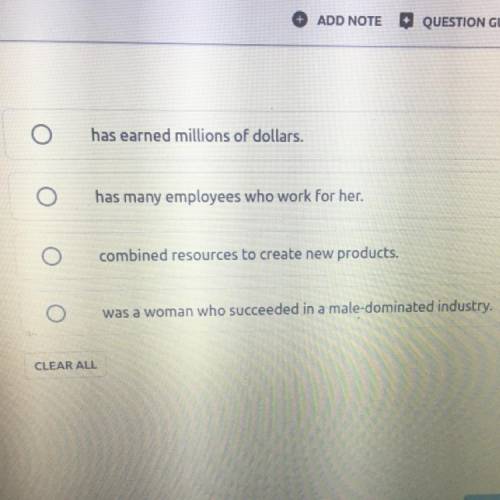 A person is considered an entrepreneur because she?