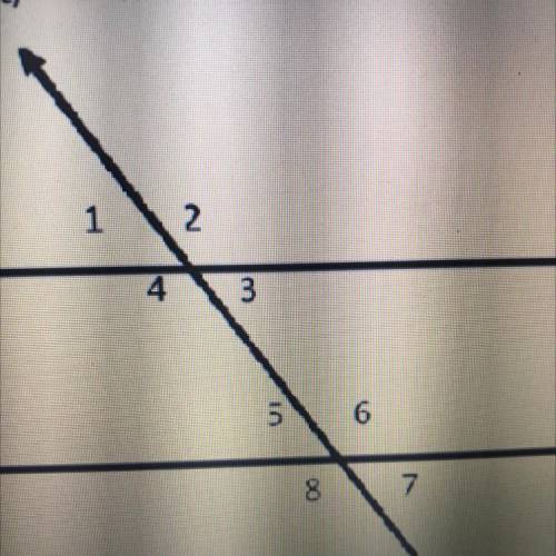 PLEASE HELP what type of angles are 7 and 8?