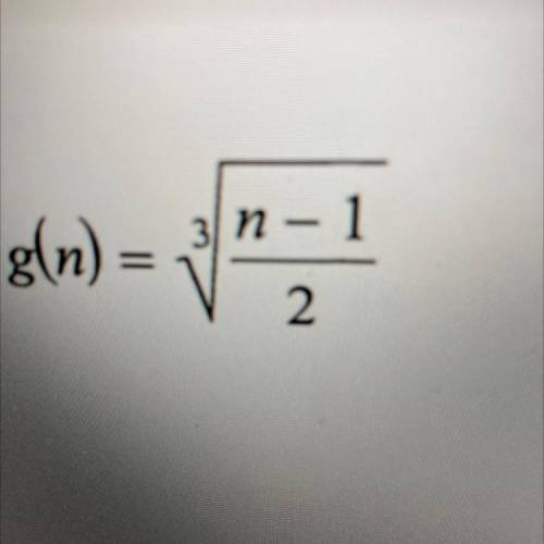 How do I find the inverse of this problem?
