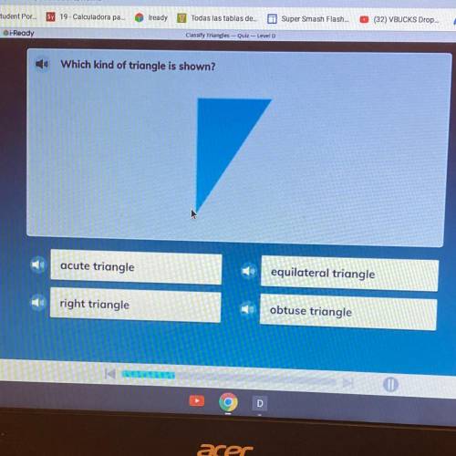 Which kind of triangle is shown ?
