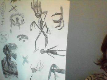 WHy does my little sister draw shadow demons at night?