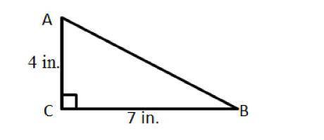 Calculate the x and y location of the centroid in the triangle below.