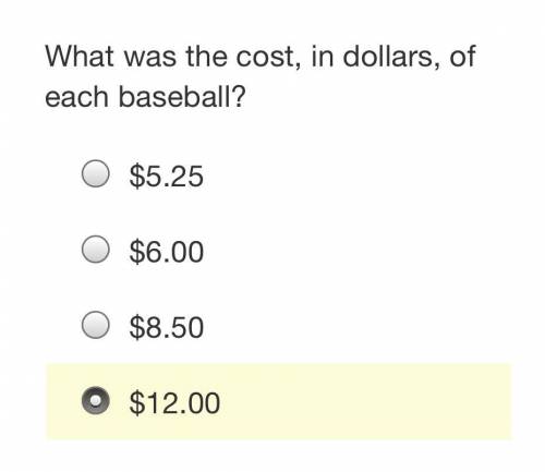 Two customers went to a sports shop to buy baseballs and gloves. Each Baseball cost the same amount