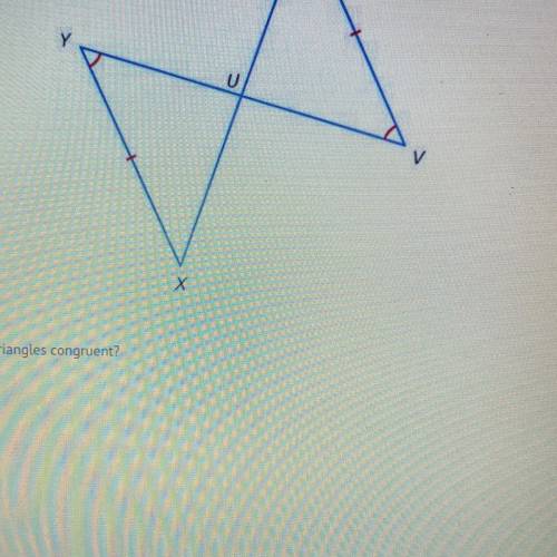 By which rule are these triangles congruent?