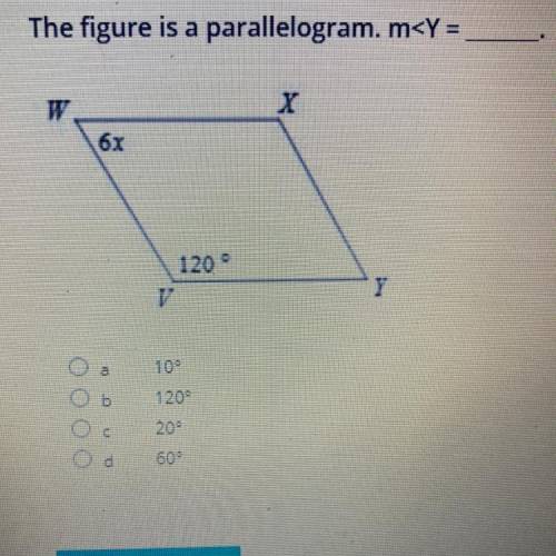 The figure is a parallelogram. m