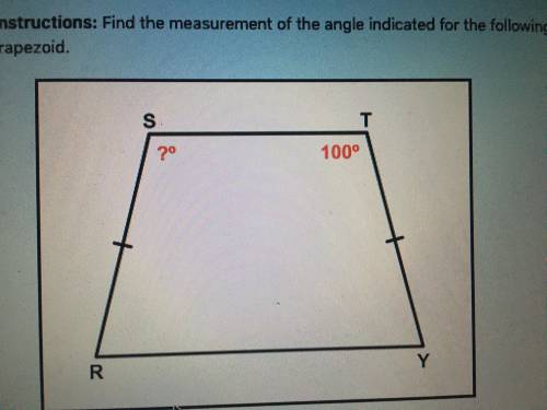 Find the mesurement of the angle?