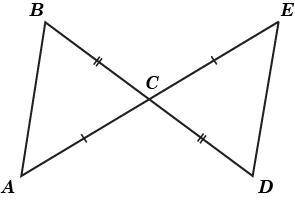 Which postulate or theorem proves that △ABC and △EDC are congruent?

HL Congruence Theorem
AAS