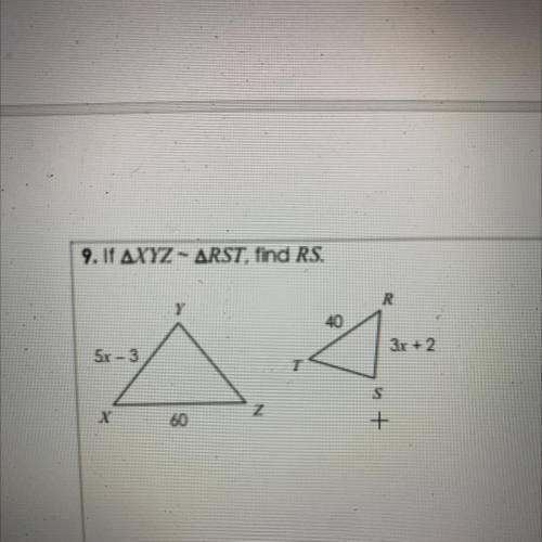 IF XYZ-RST, Find RS I NEED HELP