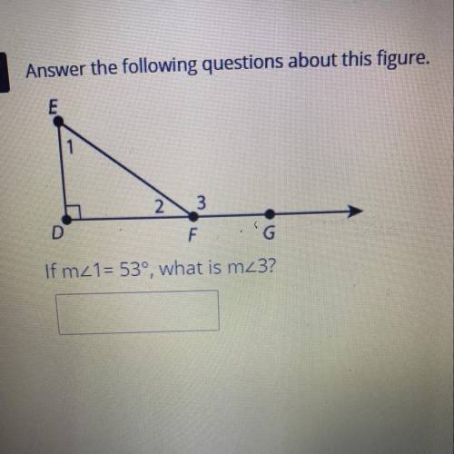 If m_1= 53°, what is mz3?