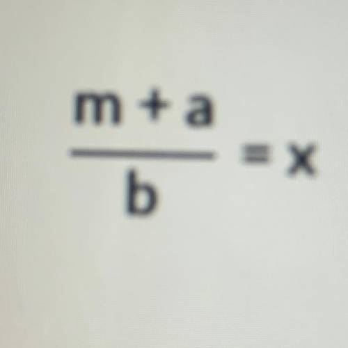 What is the answer to this literal equation? Please provide an explanation.