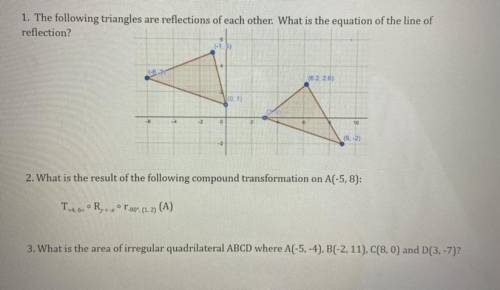 Geometry Homework Questions