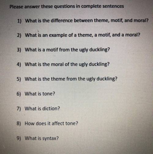 70 Points Quick English assignment 9th grade. Pls help):