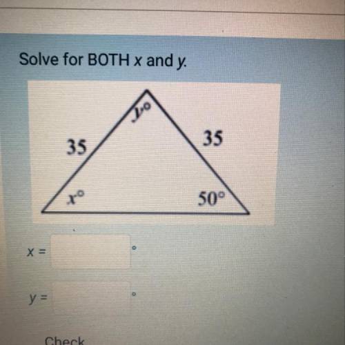Solve for both X and Y