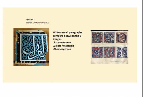 Please help! the left image is islamic calligraphy and the right image is medieval calligraphy. I n