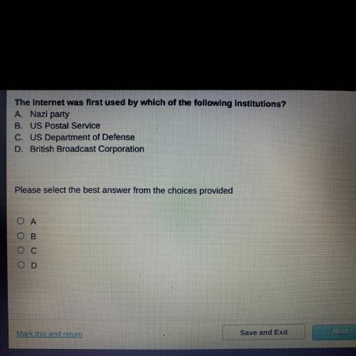 Please select the best answer from the choices provided