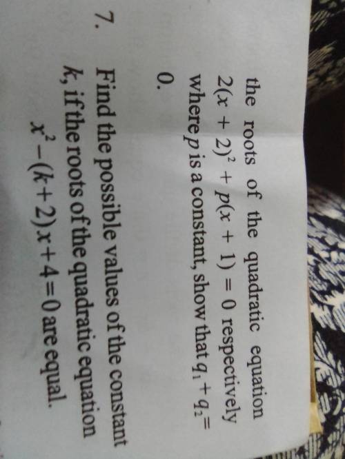 Hi. Please help me with these questions 
See image for question.Answer no 6 and 7