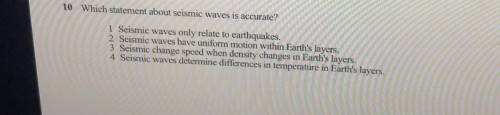 Which statement about seismic waves is accurate?