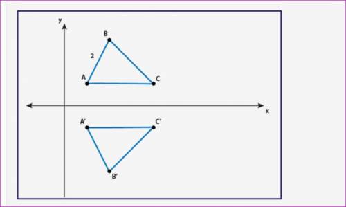 WILL MARK BRAINLIEST! 20 POINTS

Triangle ABC has been reflected over the x-axis to create triangl